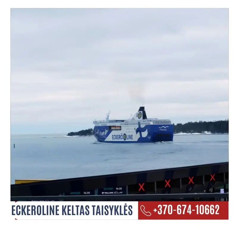 ECKEROLINE KELTAS TAISYKLES