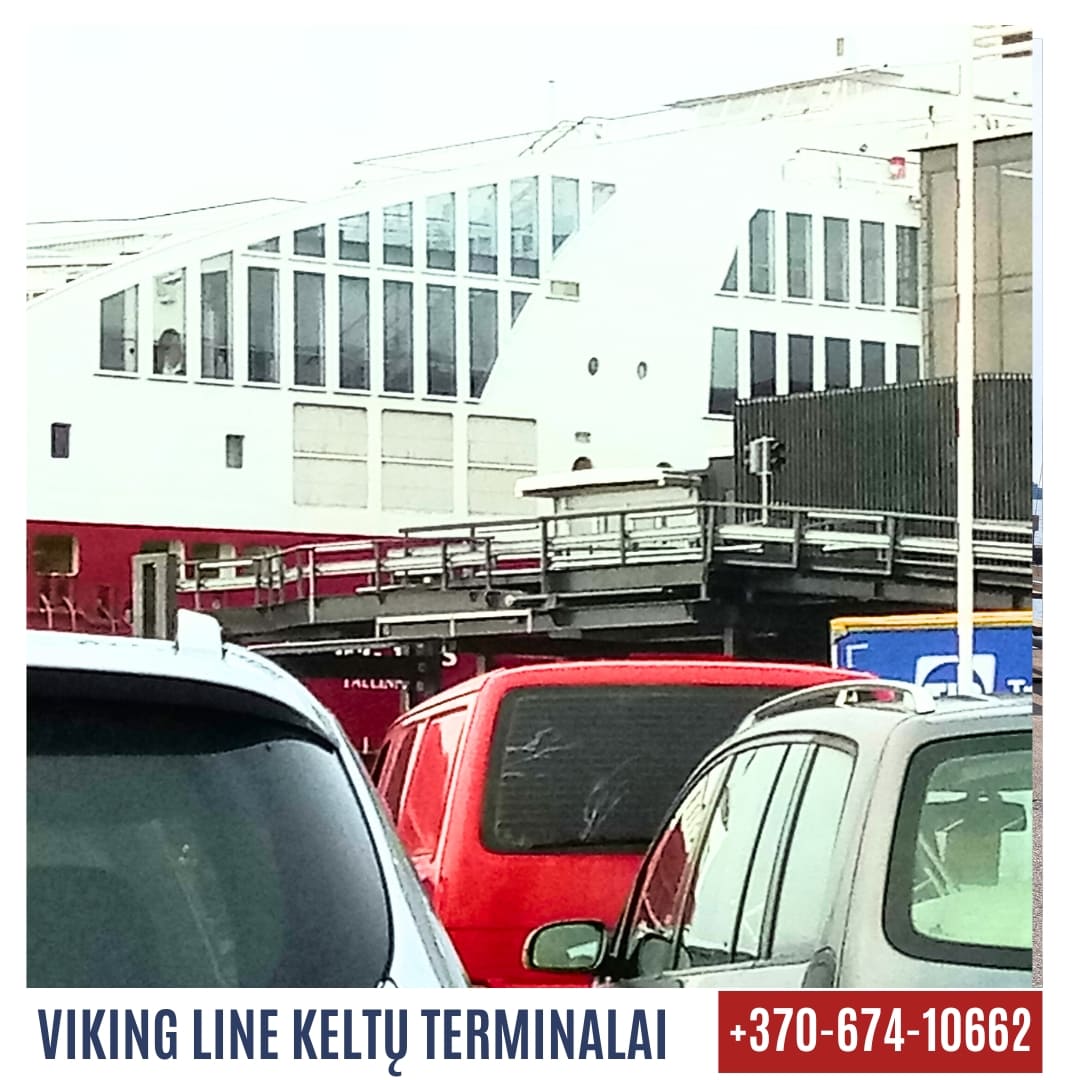Viking line keltų terminalai ir registracija į keltus